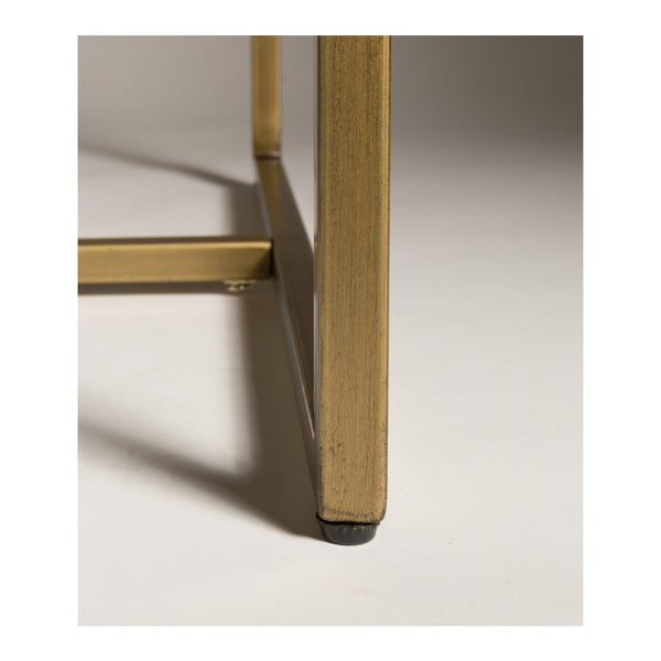 Aron étkezőasztal acél szerkezettel, 220 x 90 cm - Dutchbone-image-3