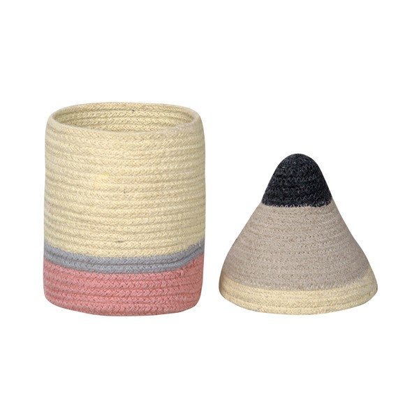 Textil játéktároló kosár ø 13x30 cm Pencil Small – Lorena Canals-image-2