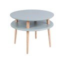 UFO sötétszürke dohányzóasztal, ⌀ 57 cm - Ragaba
