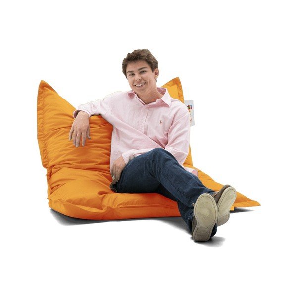 Narancssárga kerti ülőzsák Mattress – Floriane Garden-image-1