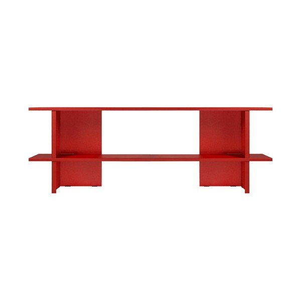 Piros fém polcos állvány 160x57x37 cm Hes – noo.ma-image-2