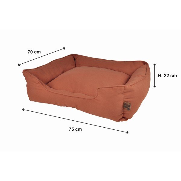 Narancssárga fekhely kutyáknak 70x75 cm – Love Story-image-4