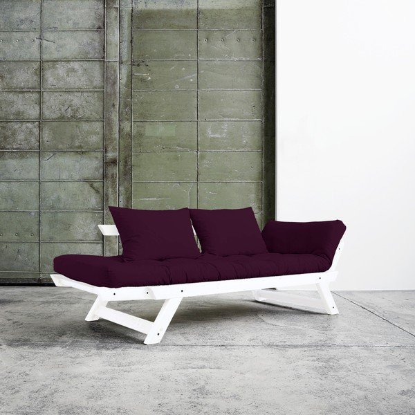 Bebop White/Purple Plum variálható kanapé - Karup-image-1