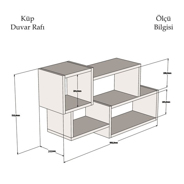 Afro fehér-barna fali polc-image-2