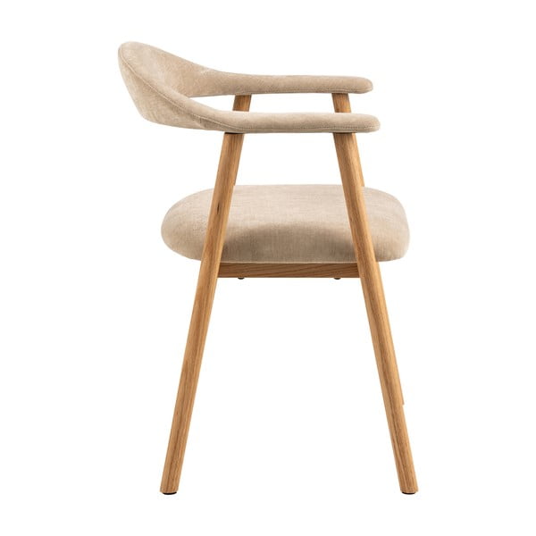 Bézs-natúr színű étkezőszék szett 2 db-os Addi – Actona-image-4