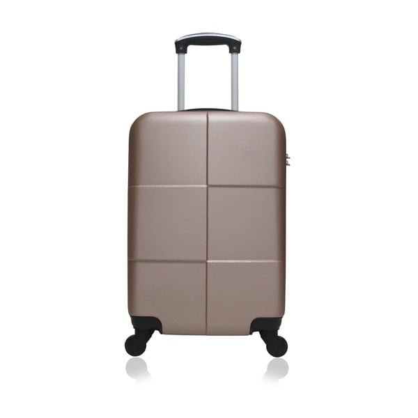 Coronado roséarany színű gurulós bőrönd, 61 l - Hero