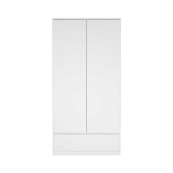 Fehér ruhásszekrény 99x201 cm Naia - Tvilum
