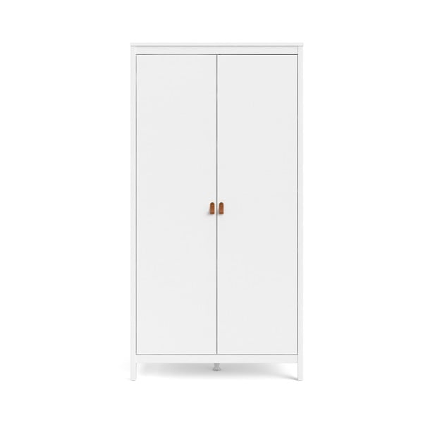 Fehér ruhásszekrény 102x199 cm Madrid – Tvilum-image-2