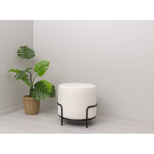 Fehér buklé puff Carl – Tenzo-image-4