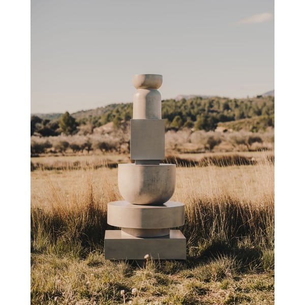 Kerek kerti tárolóasztal ø 32 cm Garbet – Kave Home-image-4