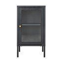 Fekete fém tálalószekrény 38x70 cm Dalby – House Nordic