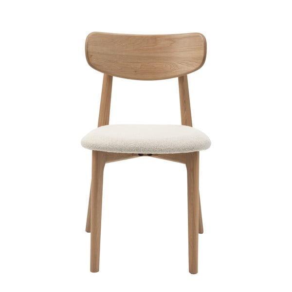 Krémszínű-natúr színű étkezőszék Elim – Unique Furniture-image-3