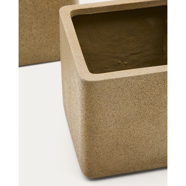 Műkő kaspó szett 2 db-os Minoa – Kave Home-image-3