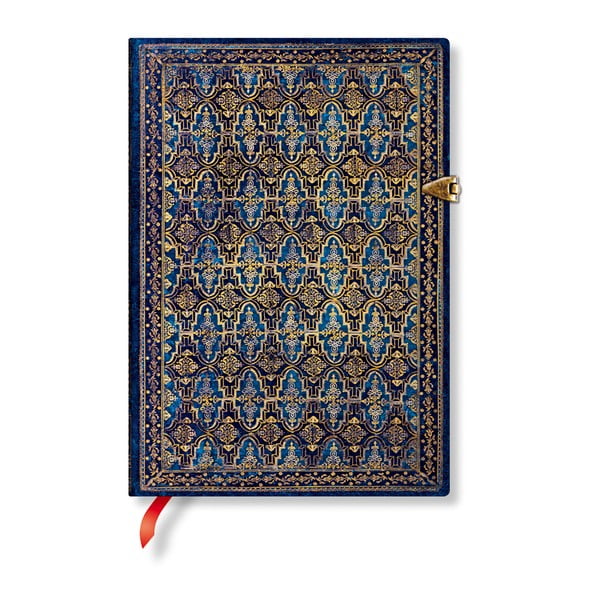 Blue Rhine keményfedeles vonalas jegyzetfüzet, 13 x 18 cm - Paperblanks