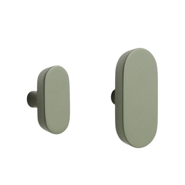 Zöld fali bükkfa akasztó szett 2 db-os Arely – Kave Home