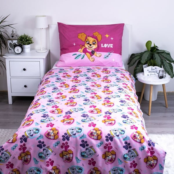 Egyszemélyes mikroszálas gyerek ágyneműhuzat 140x200 cm Paw Patrol  – Jerry Fabrics-image-2