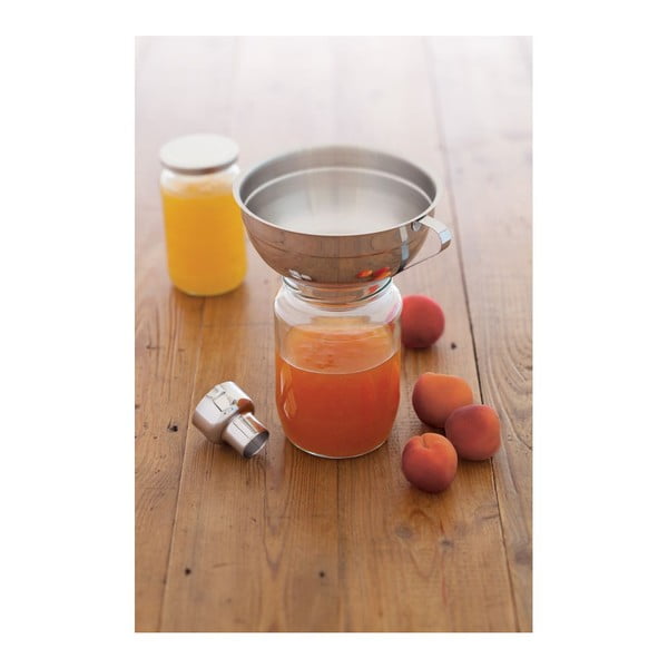 Home Made rozsdamentes acél befőző tölcsér, ⌀ 14 cm - Kitchen Craft-image-2