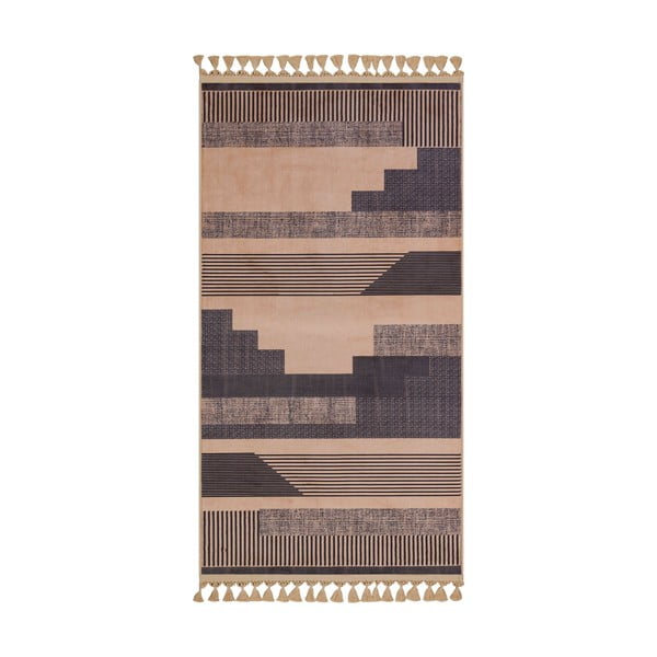 Barna-bézs mosható szőnyeg 150x80 cm - Vitaus