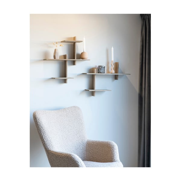 Natúr színű többszintes borovi fenyő fali polc Ovada – House Nordic-image-1