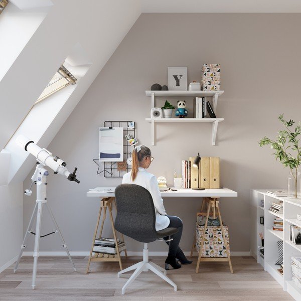 Fekete fém asztali lámpa (magasság 43 cm) Etna – Sollux-image-4