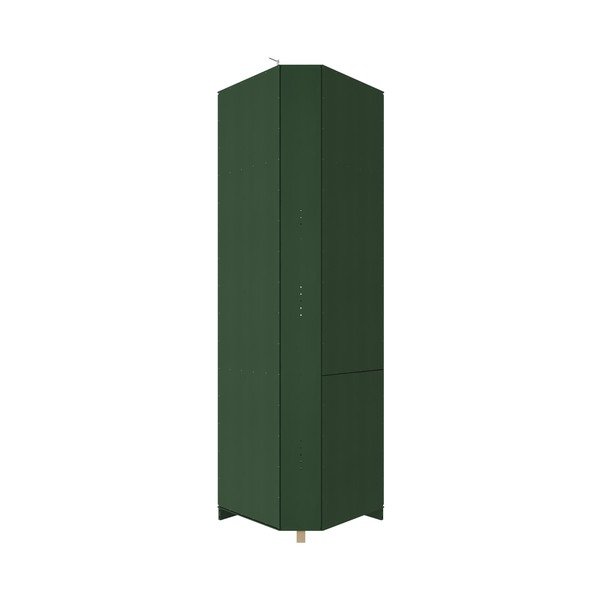 Zöld borovi fenyő könyvespolc 85x219x56 cm Anita – Støraa-image-4