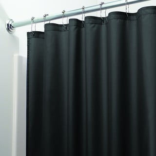 Fekete zuhanyfüggöny, 200 x 180 cm - iDesign