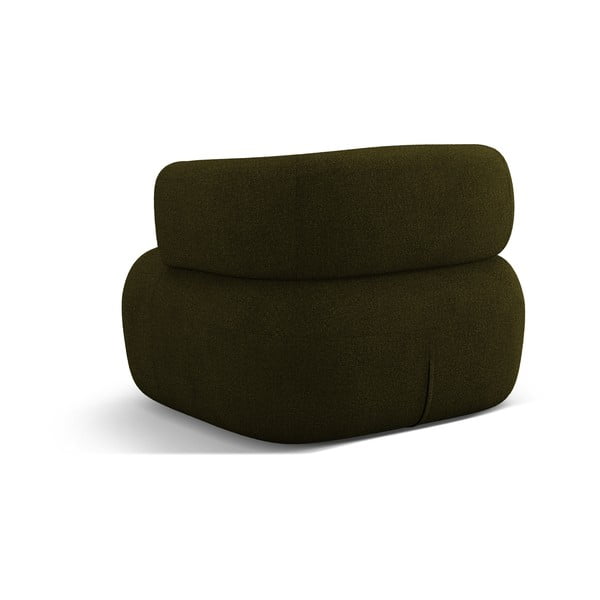 Zöld buklé fotel Jenny – Micadoni Home-image-3