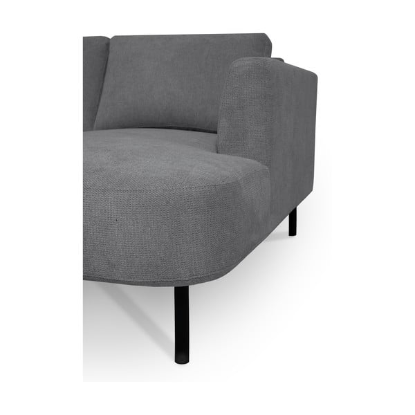 Sötétszürke sarokkanapé (bal oldali-U alakú) Hero – Scandic-image-4