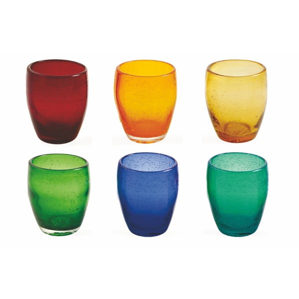 Rainbow 6 db-os színes pohár készlet, 280 ml - VDE Tivoli 1996