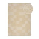 Bézs gyapjú szőnyeg 230x160 cm Checkerboard - Flair Rugs