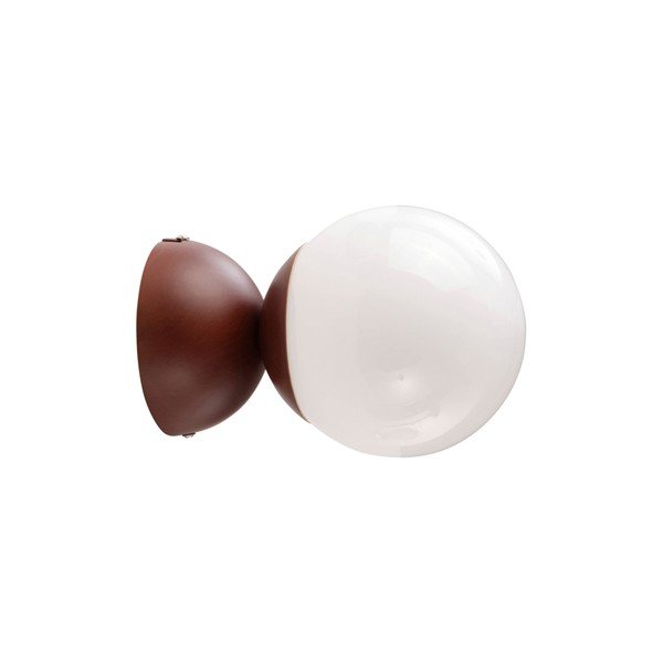 Fehér-barna opálüveg mennyezeti lámpa ø 15 cm Leah – Jotex-image-3