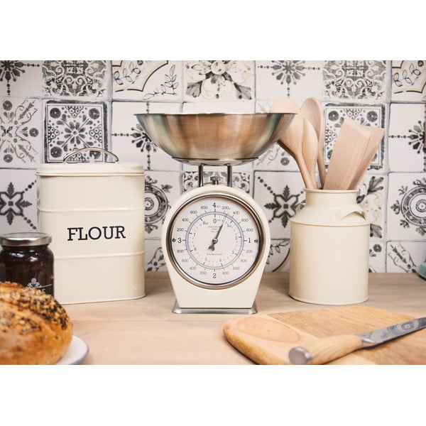 Living Nostalgia krémszínű konyhai mérleg, max. 4 kg - Kitchen Craft-image-4