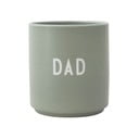 Zöld porcelán bögre 300 ml Dad – Design Letters