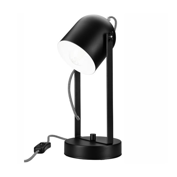 Fekete asztali lámpa - LAMKUR