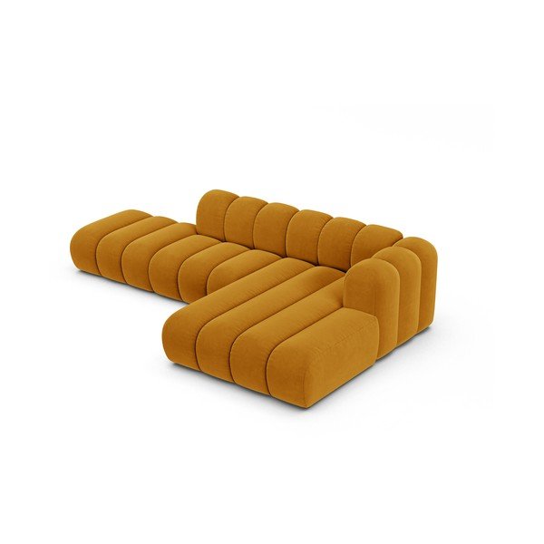 Sárga sarokkanapé (jobb oldali) Lupine – Micadoni Home-image-2