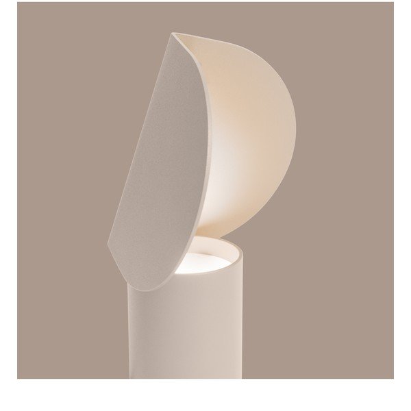 Bézs alumínium LED asztali lámpa (magasság 15 cm) BISCUIT – Thoro-image-2