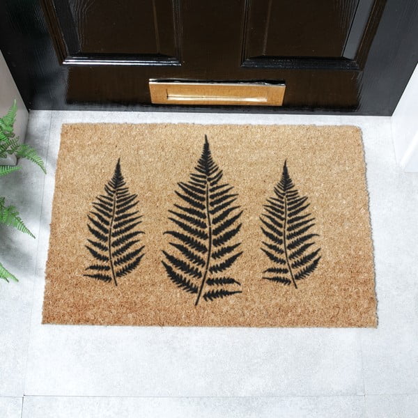Kókuszrost lábtörlő 40x60 cm Fern Leaf – Artsy Doormats-image-2