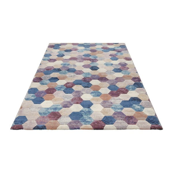 Arty Manosque kék-lila szőnyeg, 80 x 150 cm - Elle Decoration-image-3