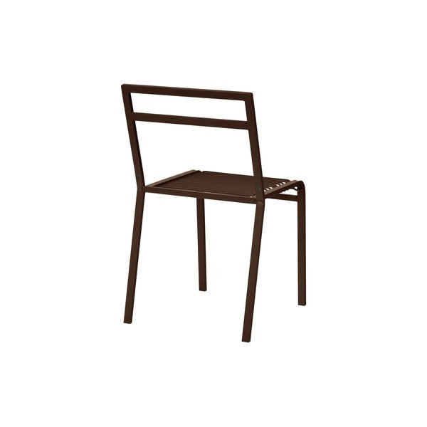 Sötétbarna fém kerti szék Oto – noo.ma-image-3