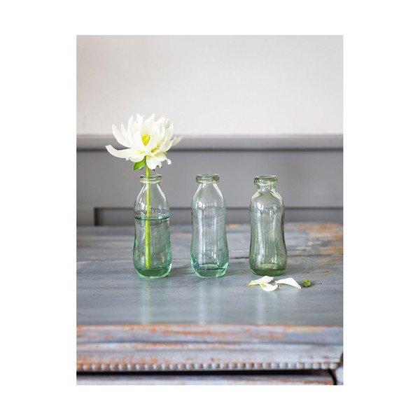 Bottles 3 db-os üvegszett, ø 5 cm - Garden Trading-image-1