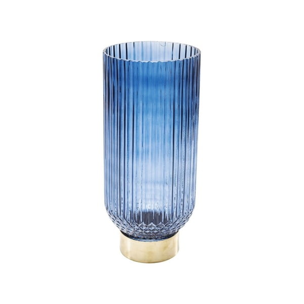Barfly Blue kék váza, 34 cm - Kare Design