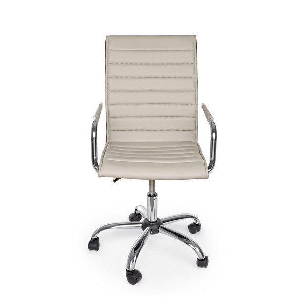 Szürkésbarna bőrutánzat irodai szék Perth – Yes Everyday-image-2