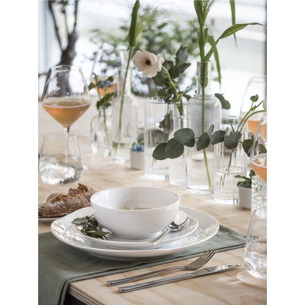 Ezüstszínű rozsdamentes acél evőeszköz készlet 16 db-os Fuga – Gense-image-3