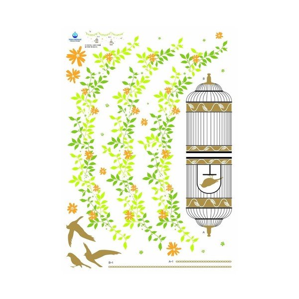 Elegant cages, birds and flowers falmatrica, 30 cm - Ambiance-image-2