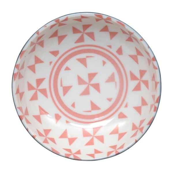 Geo Eclectic rózsaszín tál, 9,5 x 3 cm - Tokyo Design Studio