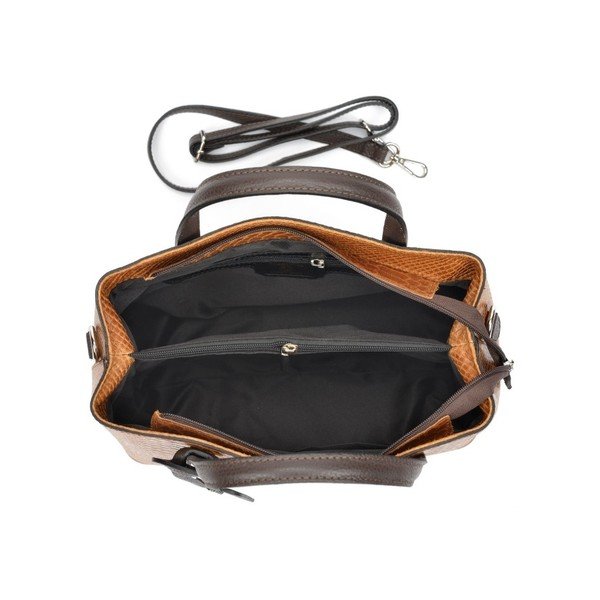 Mismono sárga bőr kézitáska - Roberta M-image-1