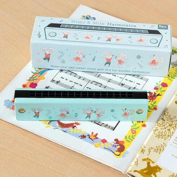 Játékhangszer Harmonica Mimi and Milo – Rex London-image-1