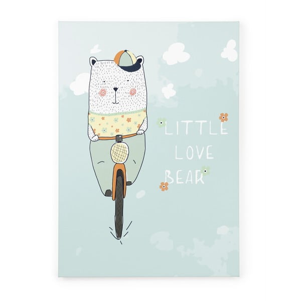 Little Love Bear vászonkép, 70 x 50 cm - Tanuki