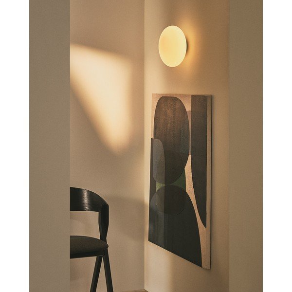 Fehér-ezüstszínű fali lámpa ø 26 cm Bamila – Kave Home-image-2