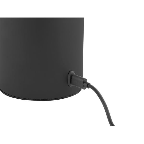 Fekete LED dimmelhető asztali lámpa fém-üveg búrával (magasság 29,5 cm) Camp – Leitmotiv-image-3